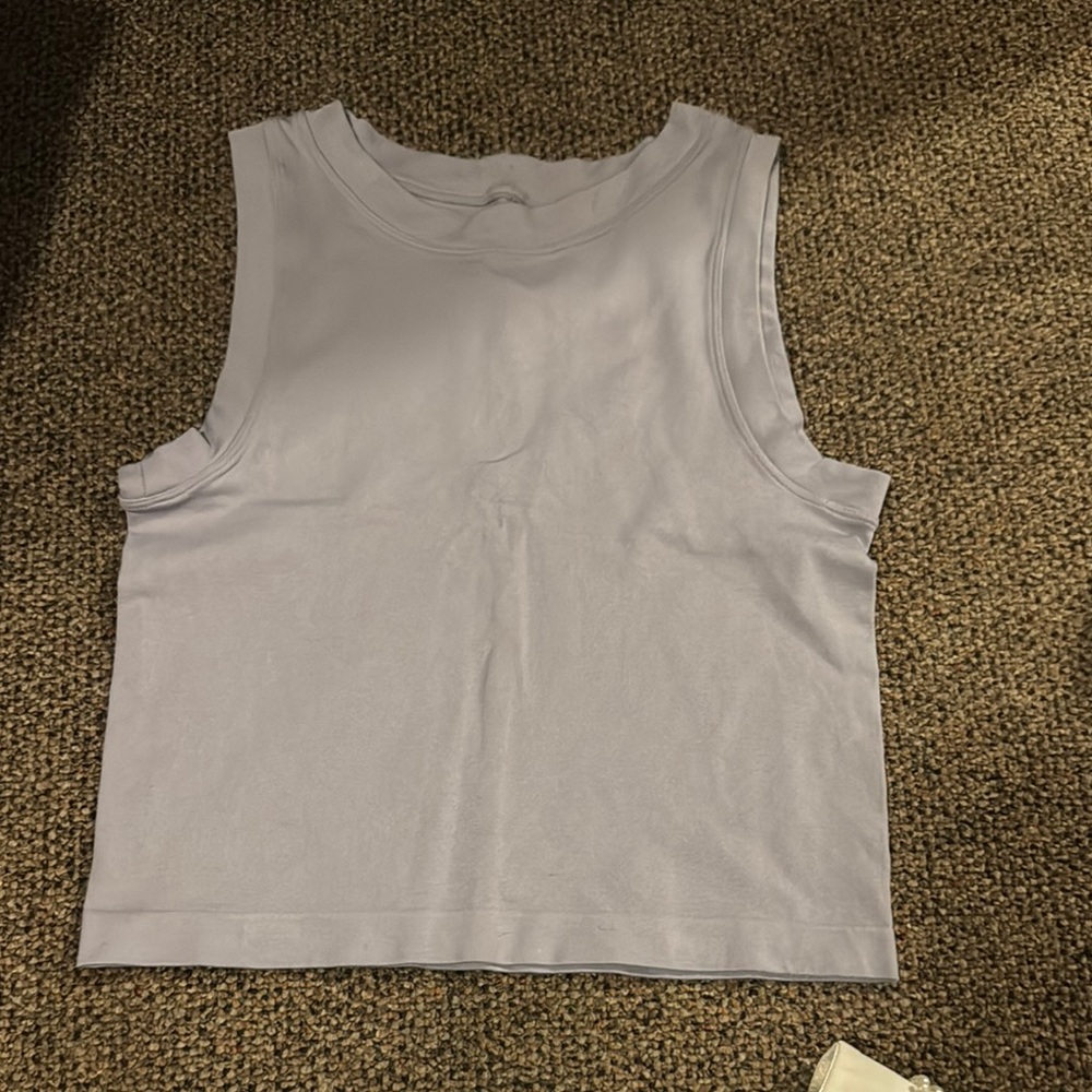 Women's Sleeveless Top in Light Gray